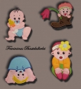 Baby-Applikationen 4er-Pack